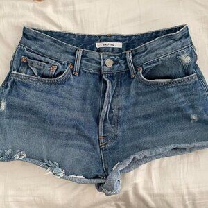 GRLFRND denim shorts